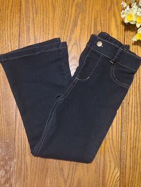 Draper James Black Boot Cut Stretch Pants - Girl's 6